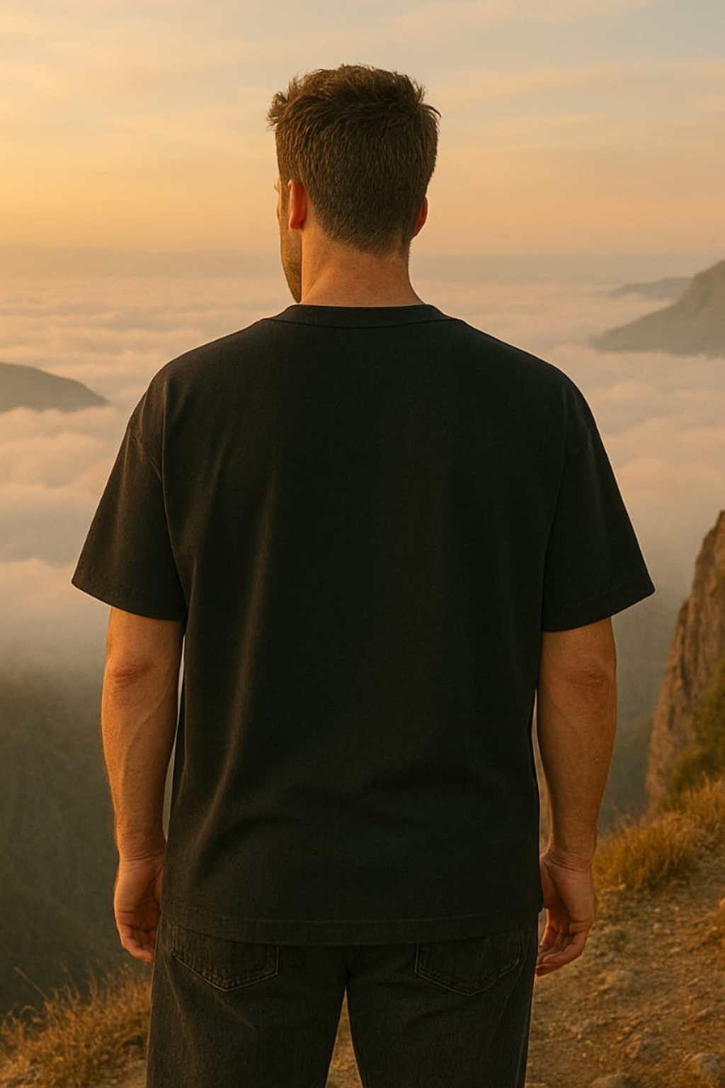 Moon Rider Oversized Classic T-Shirt (Unisex)