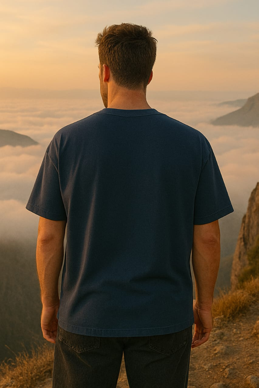 Moon Rider Oversized Classic T-Shirt (Unisex)