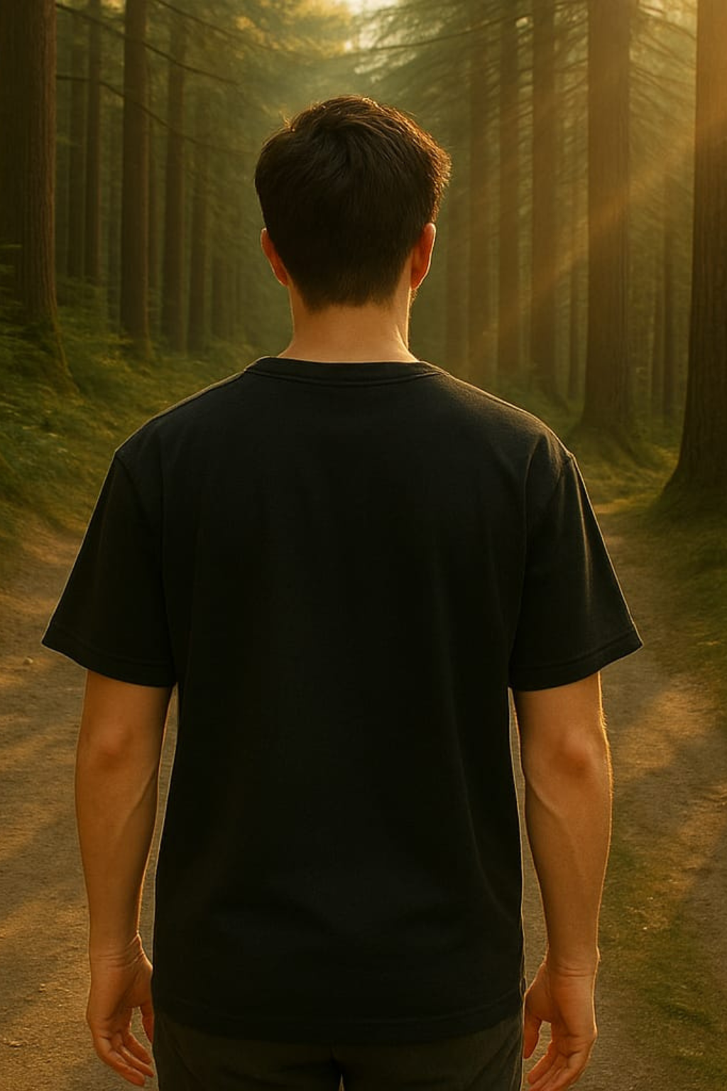 Hiker's Dawn Oversized Classic T-Shirt (Unisex)