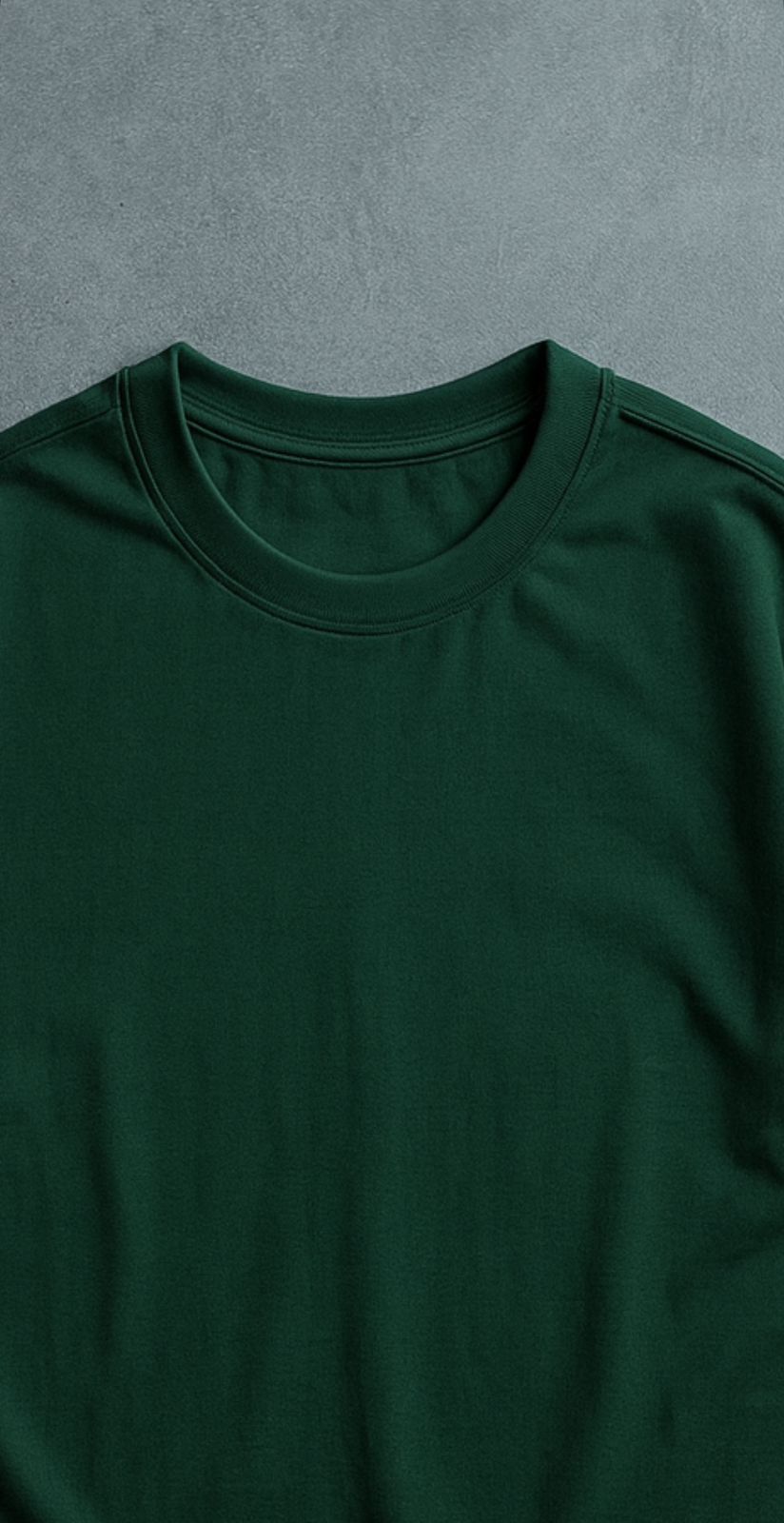 Bottle Green Unisex Oversized T-shirt