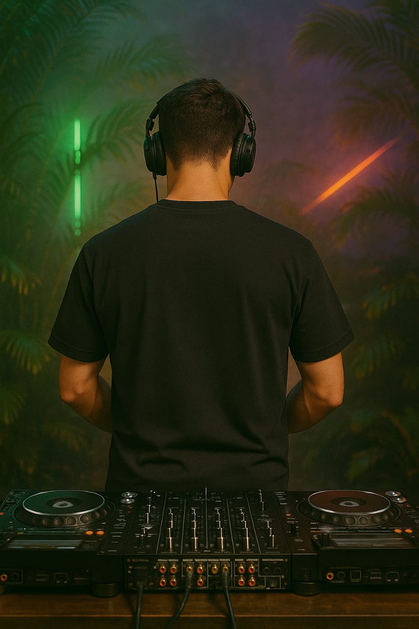 Jungle Beats Oversized Graphic Tee (Unisex)